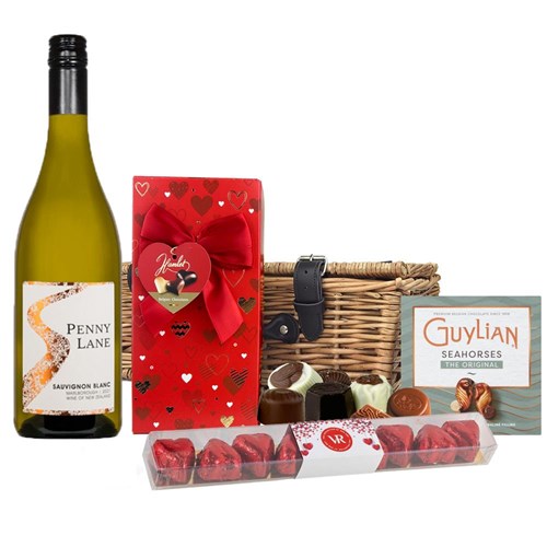 Penny Lane Sauvignon Blanc 75cl White Wine And Chocolate Love You Hamper